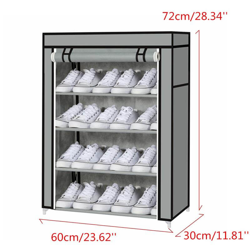 4 5 Layer Shoe Rack And Wardrobe Rack Famstore